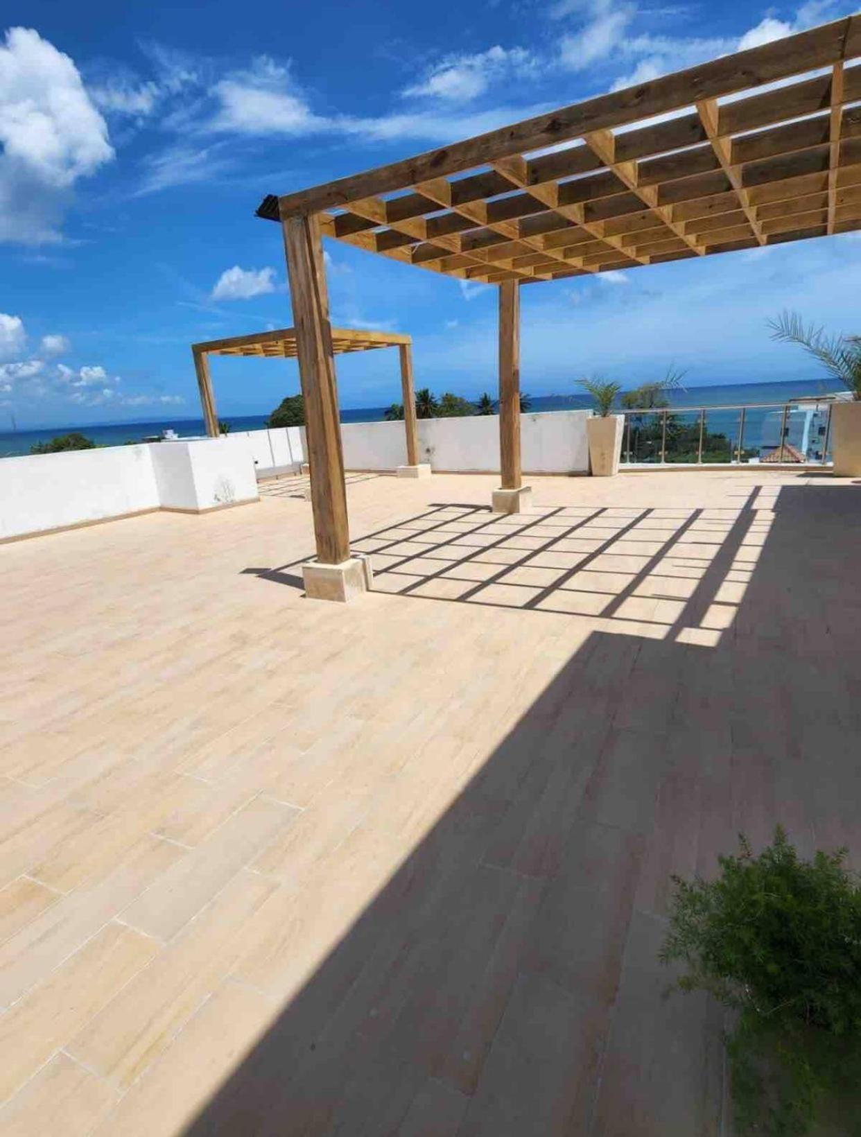 Elegante Apartamento A 100 Mts La Playa De Los Minos Rsj Rio San Juan Exterior photo