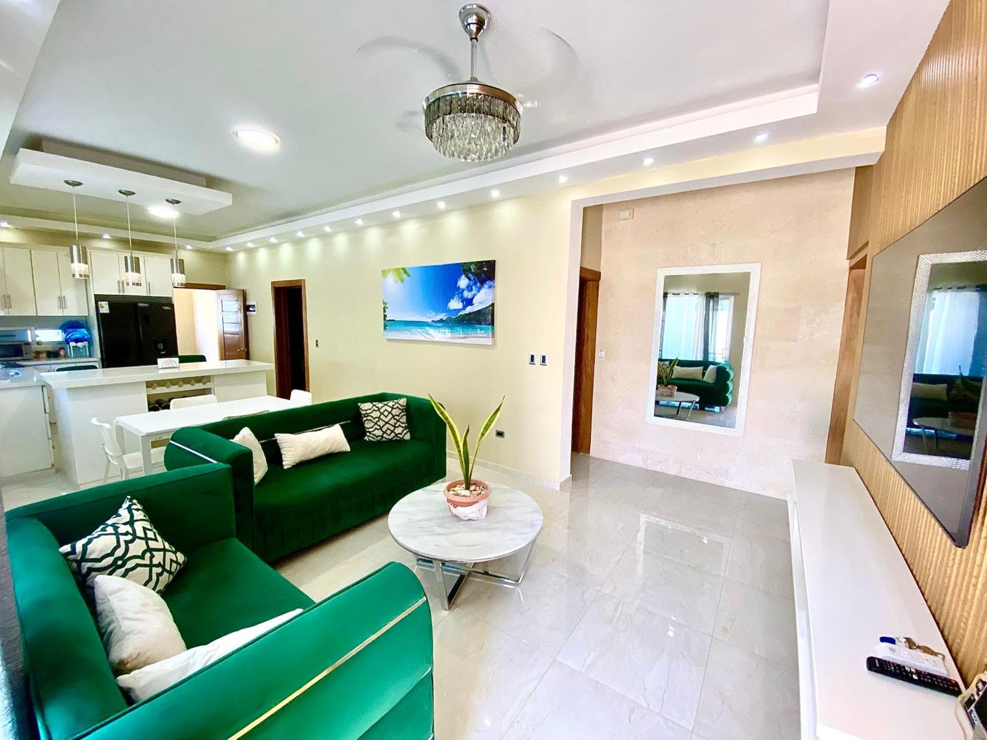 Elegante Apartamento A 100 Mts La Playa De Los Minos Rsj Rio San Juan Exterior photo